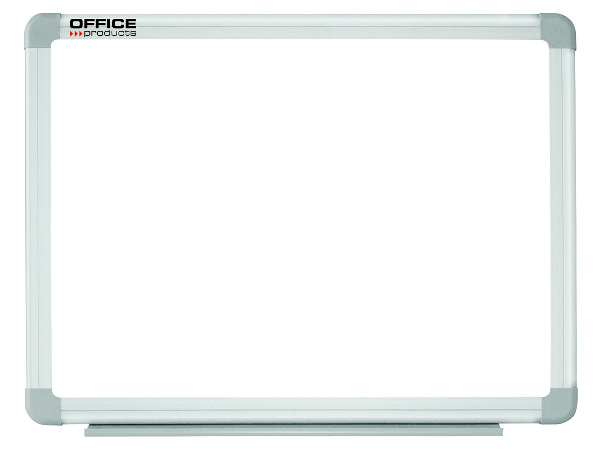 Tabla bela stenska 150x100cm Office products aluminijast okvir