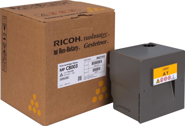 Toner RICOH MPC8003 Yellow original