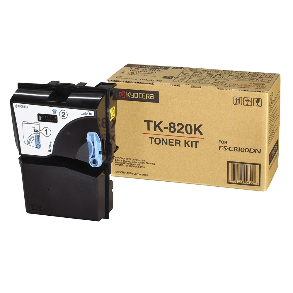 Toner KYOCERA TK820 Black original