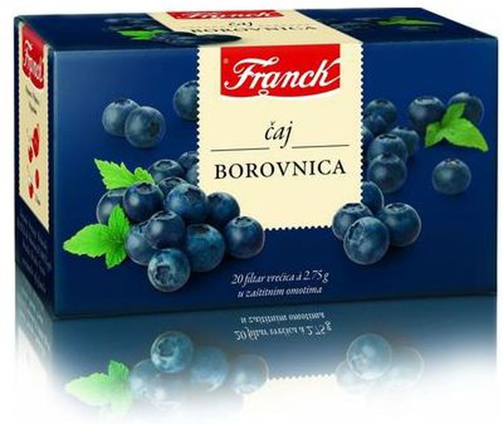 Čaj FRANCK Borovnica vrečka 55g 20/1
