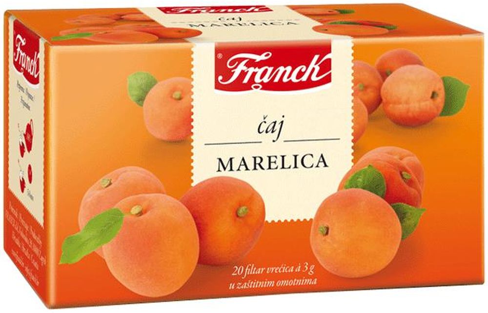 Čaj FRANCK Marelica vrečka 60g 20/1