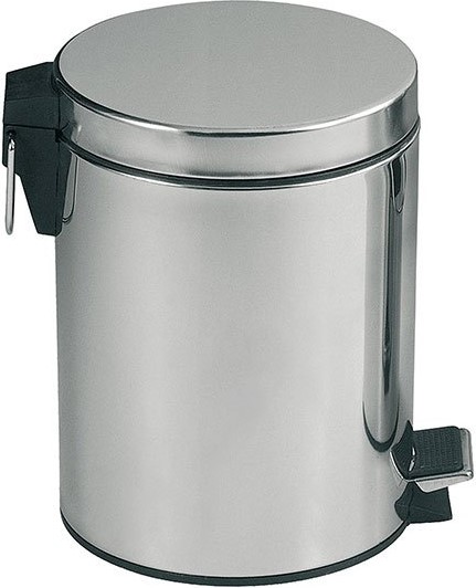 Koš za odpadke s pedalom inox 12l