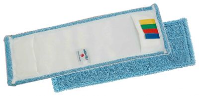 Mop/zamenljivo brisalo za čiščenje tal 40 cm microfibra modra