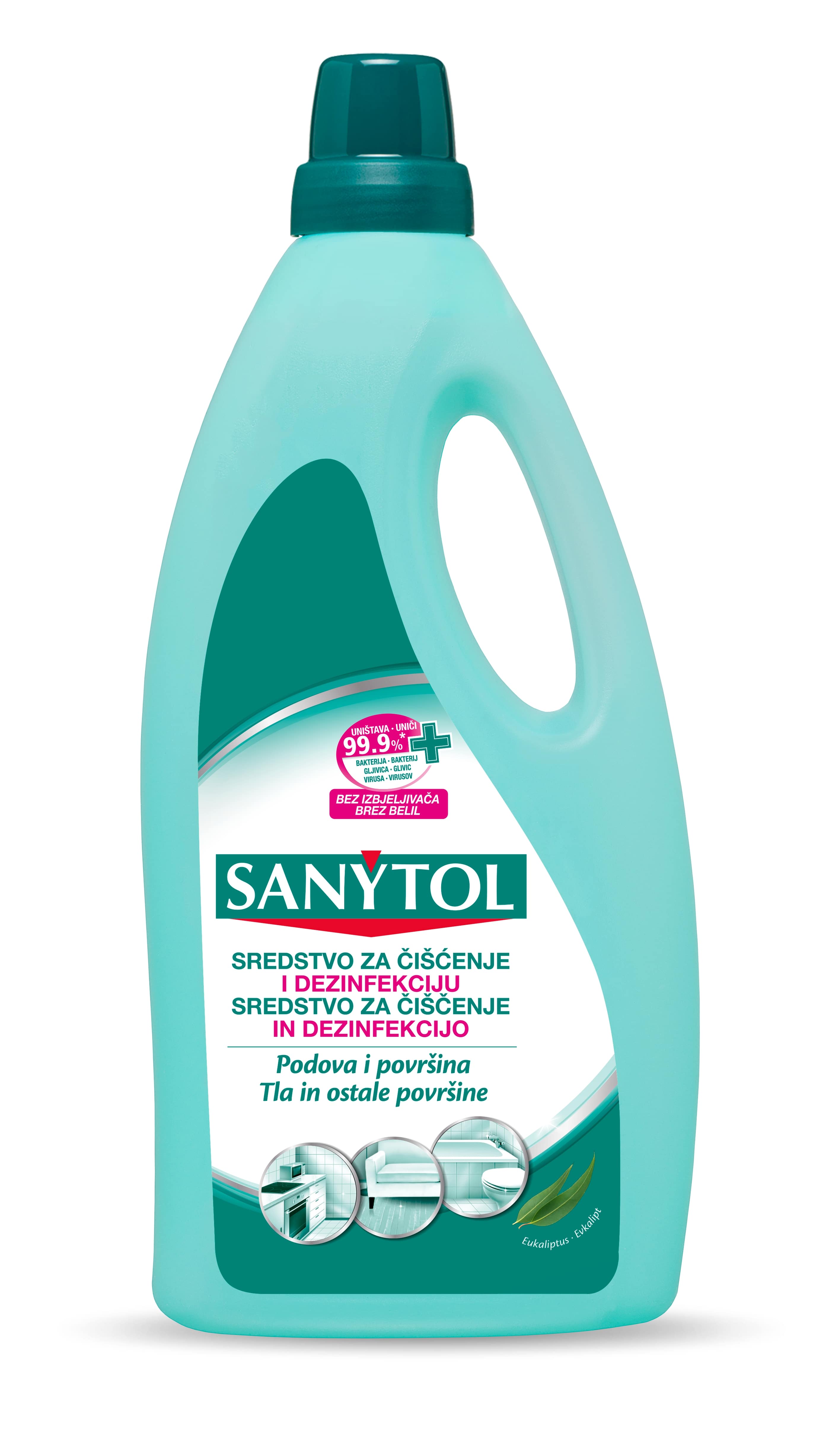 Sredstvo za čiščenje in dezinfekcijo tal in površin 1000ml Sanytol