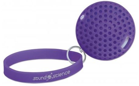 Zvočnik SOUND SCIENCE Atom Glowing Bluetooth 3W - Purple
