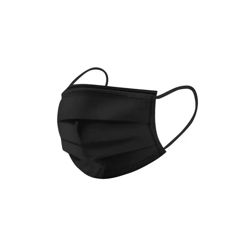 SAN. Maska troslojna zaštitna, crna - pakiranje 10 komada