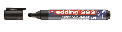 Marker za belo tablo 1-5mm Edding 363 prirezana konica črn
