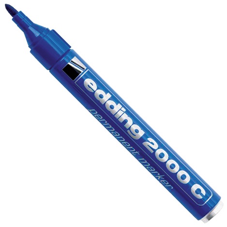 Marker permanentni 1,5-3mm Edding 2000C okrogla konica moder