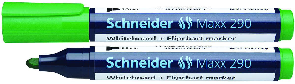 Marker permanentni 1-3mm Schneider Maxx 290 zelen