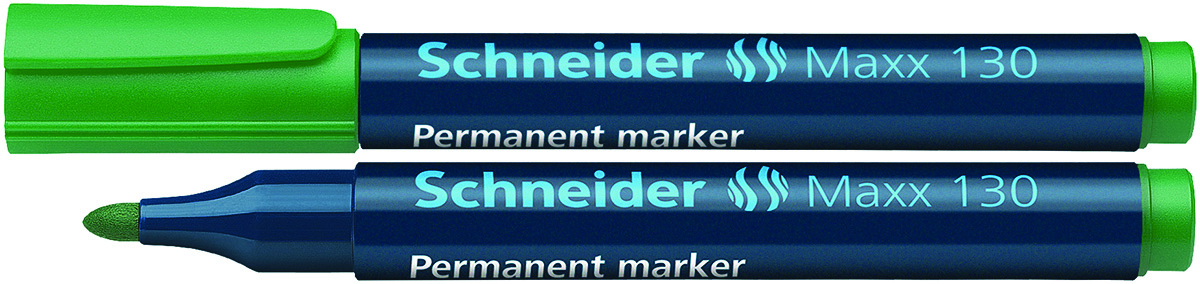 Marker permanentni 1-3mm Schneider Maxx 130 zelen