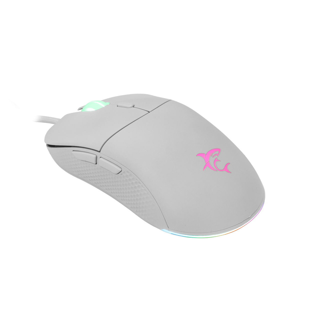 Miška WHITE SHARK GM-5010 BAGDEMAGUS 7200DPI - bela