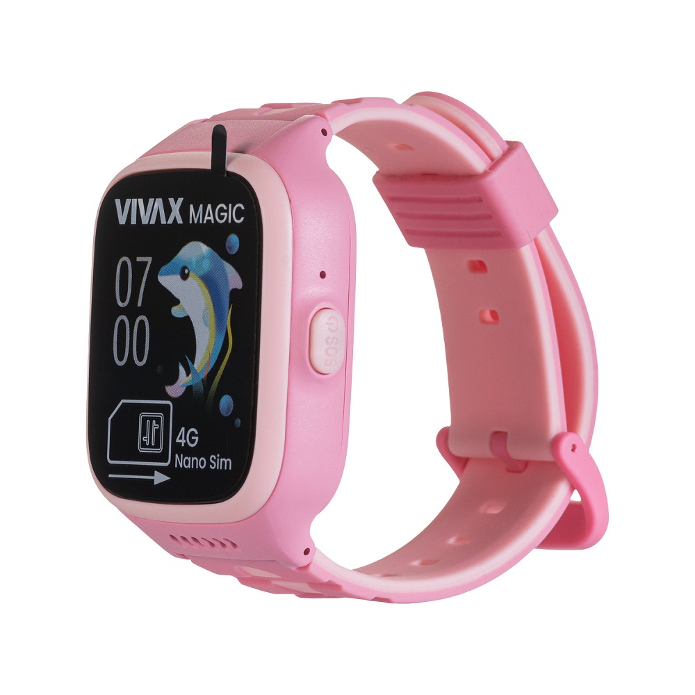 Smart watch VIVAX KIDS 4G MAGIC pink