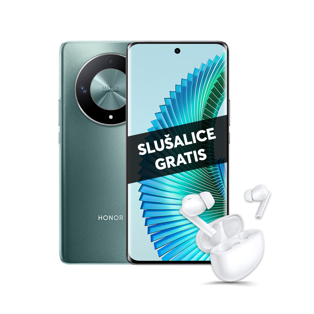 Mobitel HONOR Magic 6 Lite 5G 8GB 256GB DualSIM - Emerald Green + HONOR Earbuds