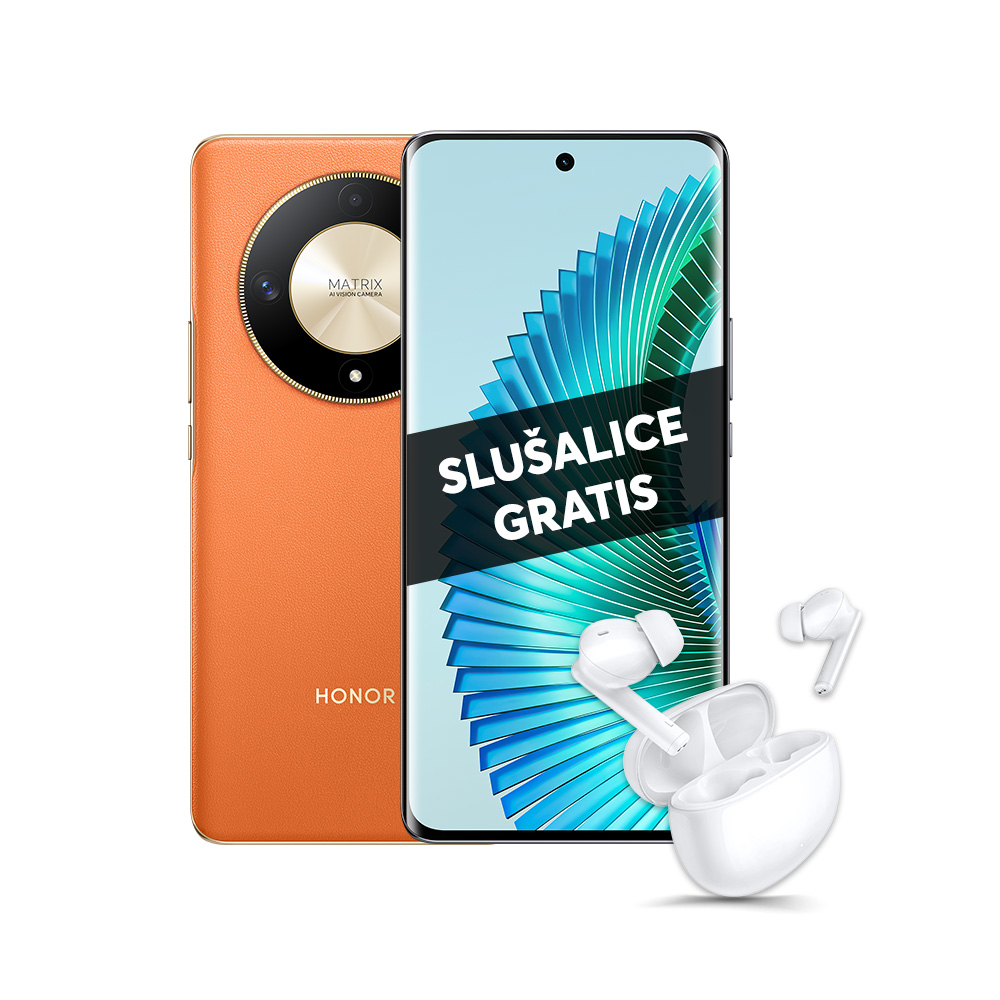 Mobitel HONOR Magic 6 Lite 5G 8GB 256GB DualSIM - Sunrise Orange + HONOR Earbuds