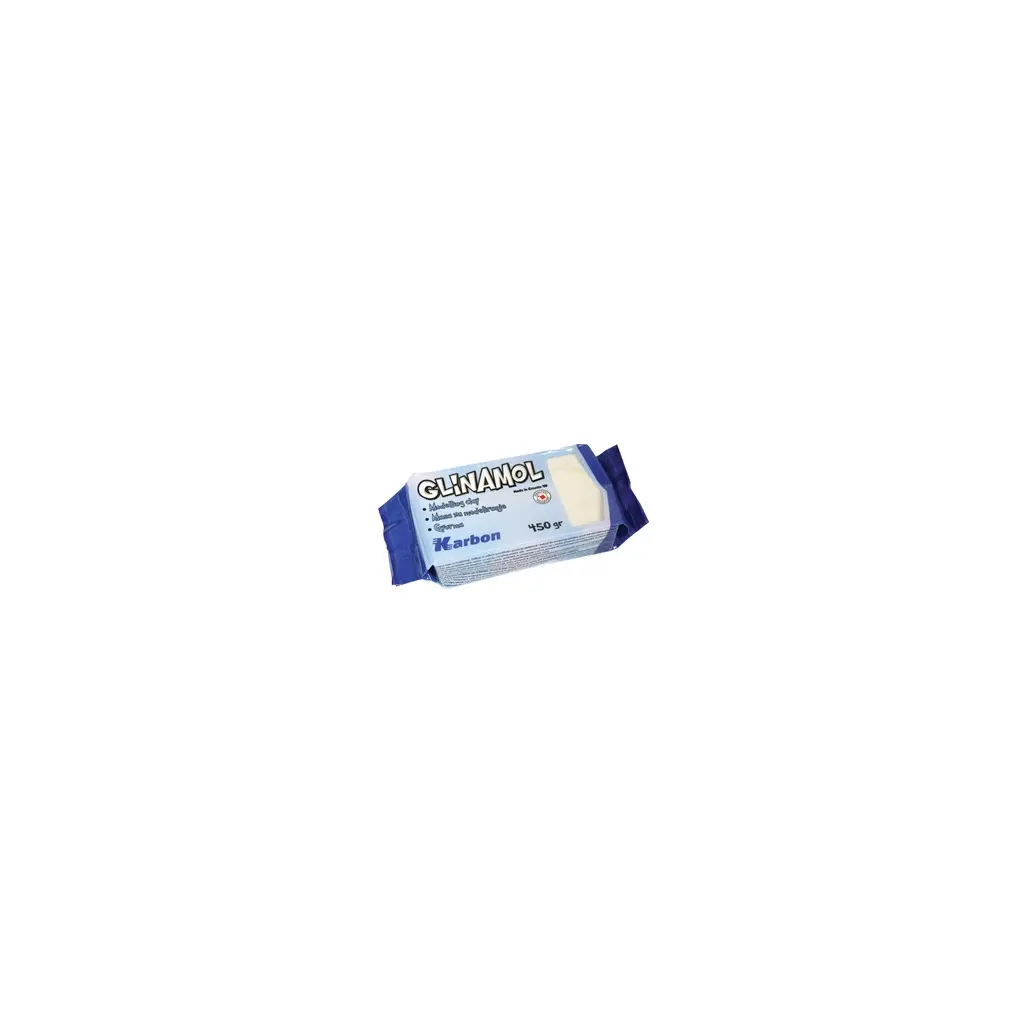 Modelirna masa 450gr Eurokarbon bela-1