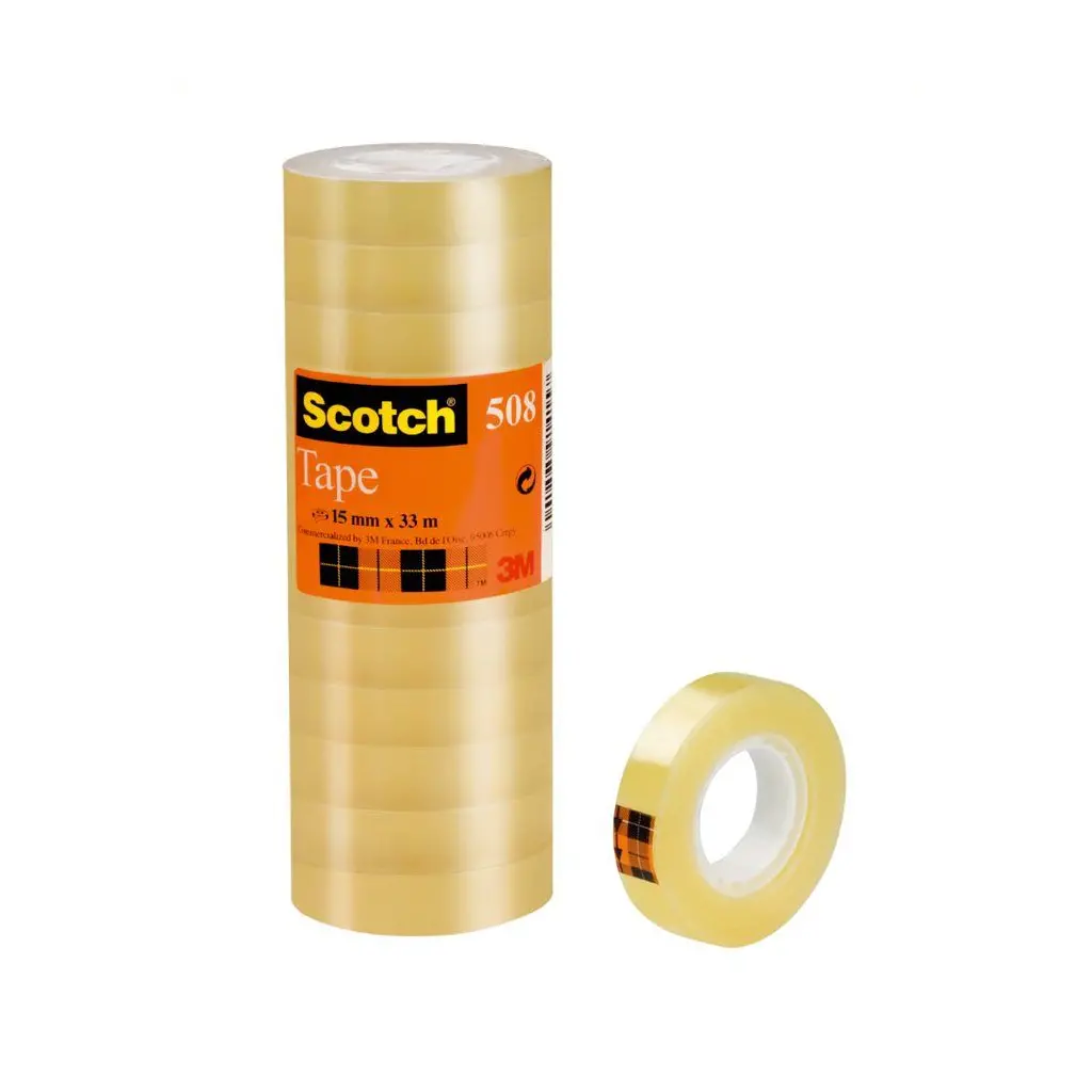 Lepilni trak pisarniški 15/33 1/1 3M Scotch 508 prozoren-1