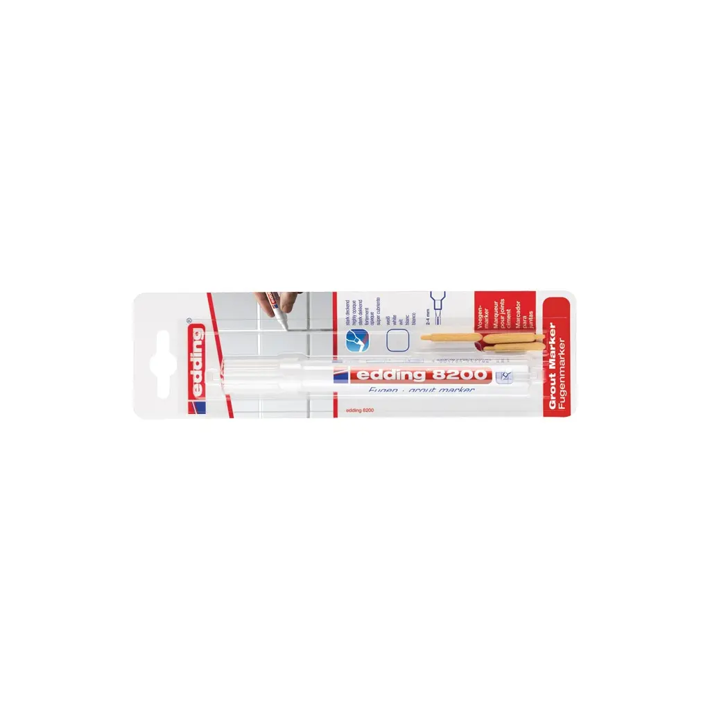 Marker za fuge 2-4mm permanentni Edding 8200 bel-0