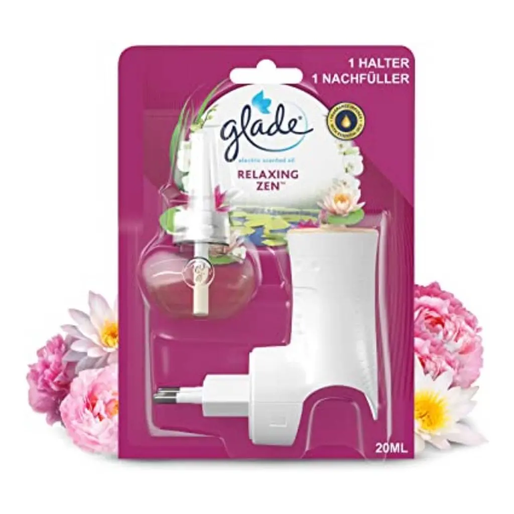 Osvežilec prostora električni Glade z refilom 20ml relax and zen-0