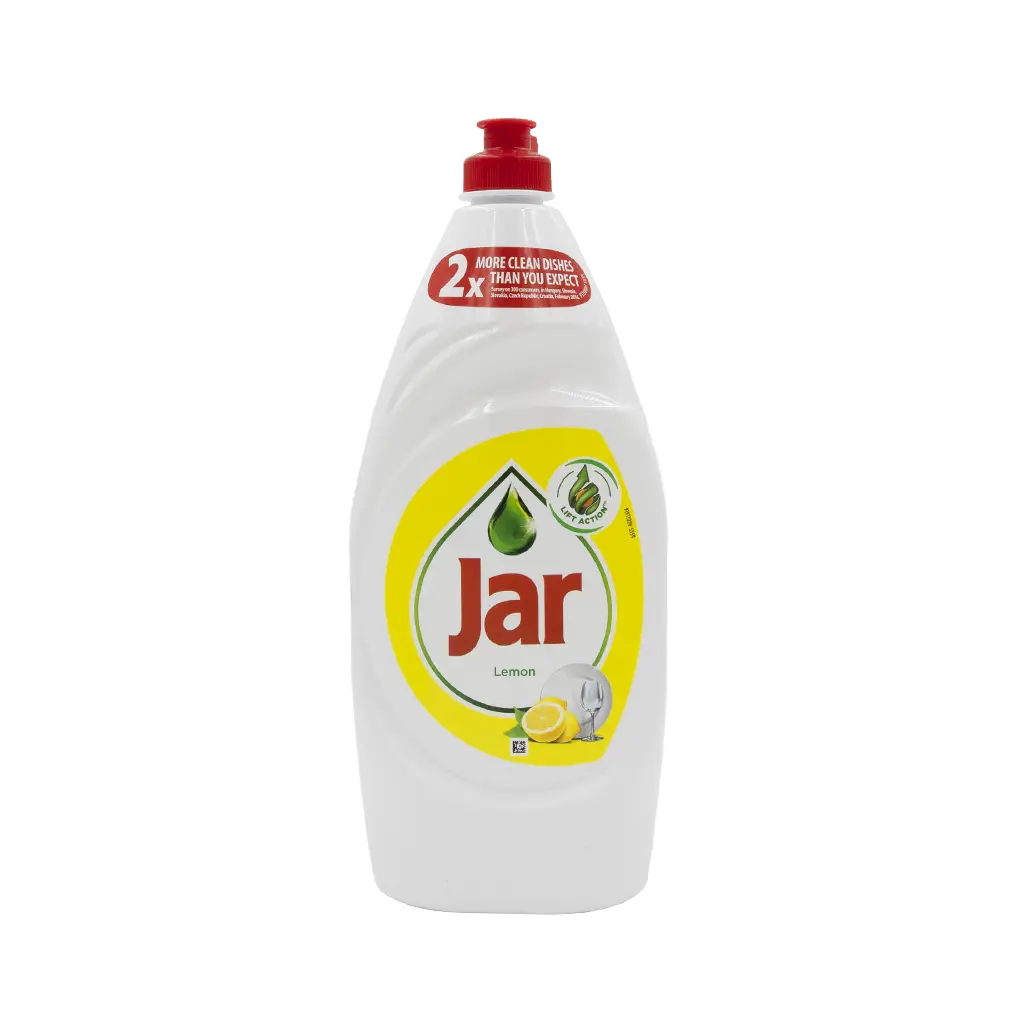Detergent za ročno pomivanje posode 900ml Jar lemone-0