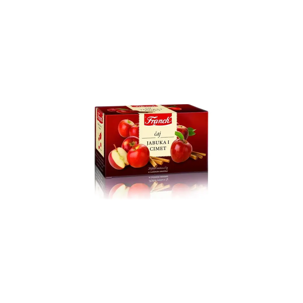 Čaj FRANCK Jabolko cimet vrečka 60g 20/1-1