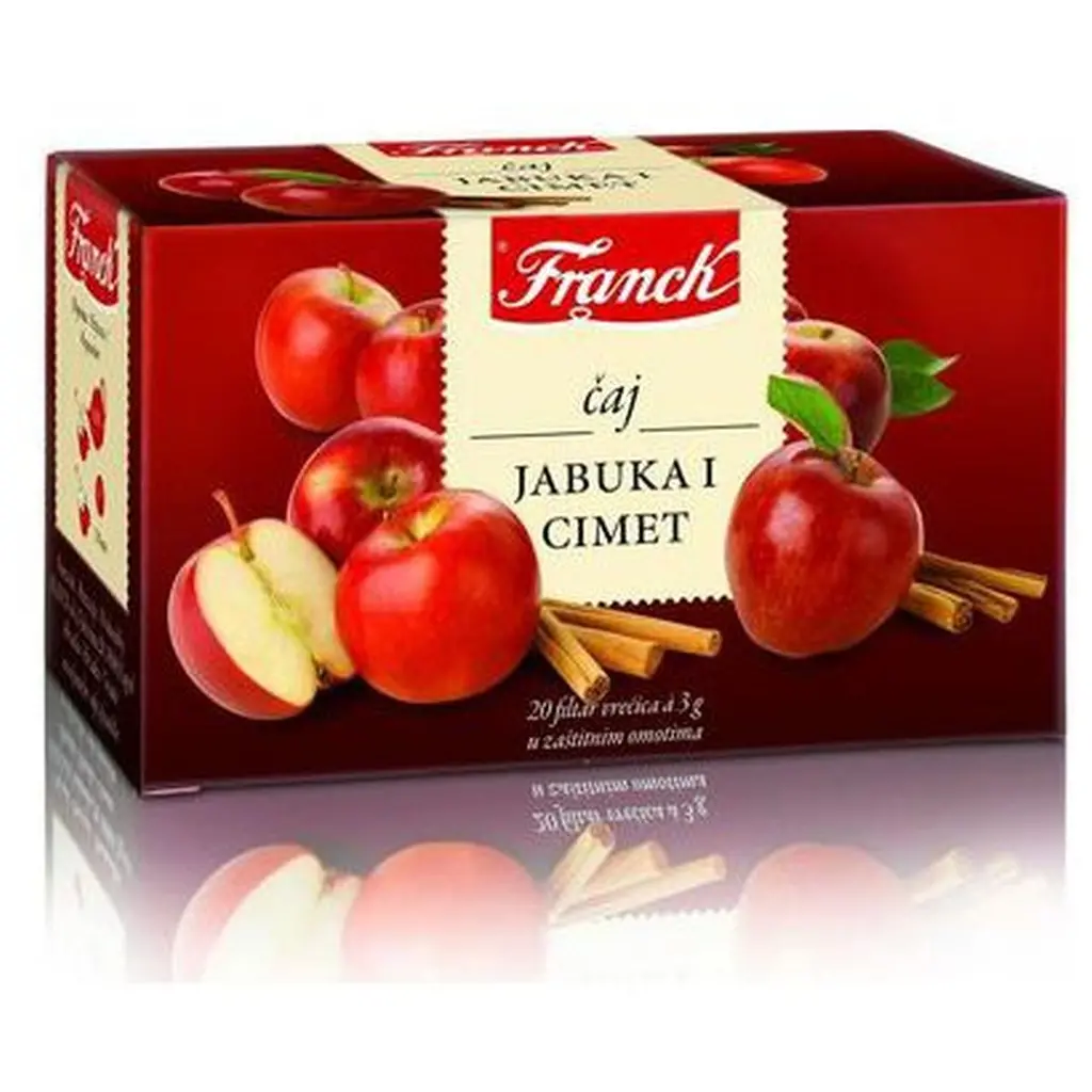 Čaj FRANCK Jabolko cimet vrečka 60g 20/1-0