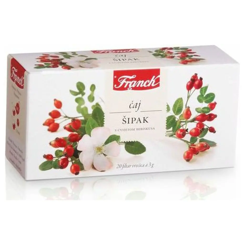 Čaj FRANCK Šipek vrečka 60g 20/1-0