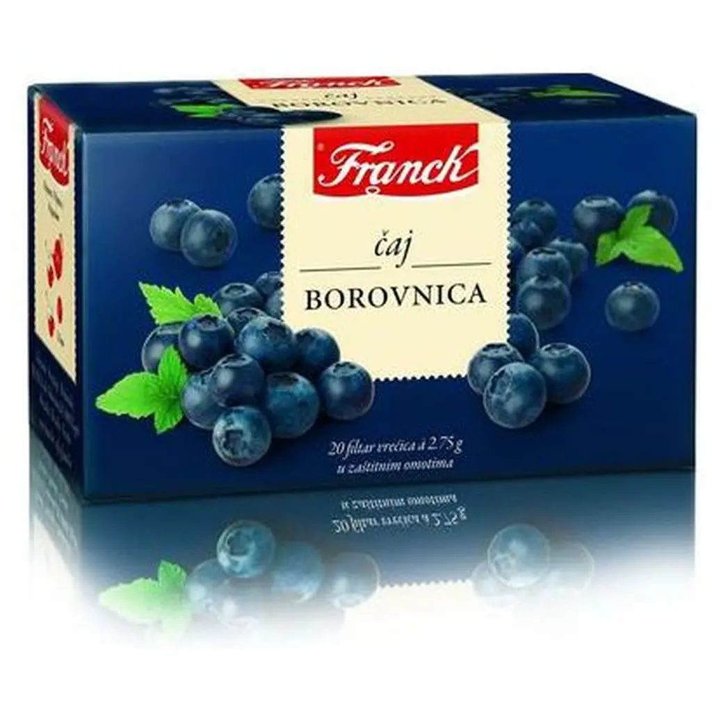 Čaj FRANCK Borovnica vrečka 55g 20/1-0