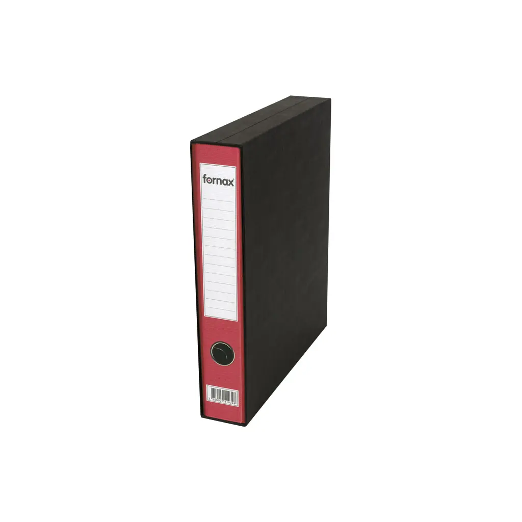Registrator A4 ozek Fornax Prestige rdeč s škatlo-0