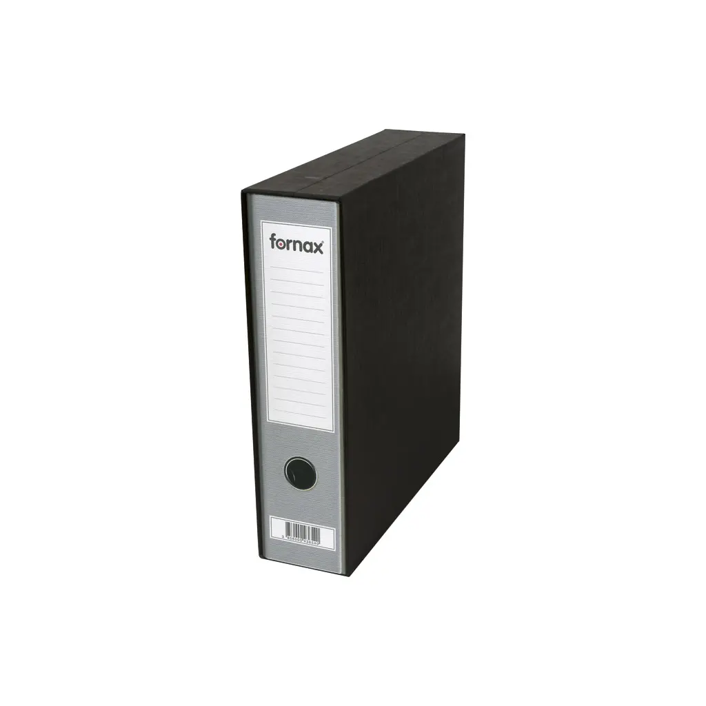 Registrator A4 širok Fornax Prestige srebrni  s škatlo-0