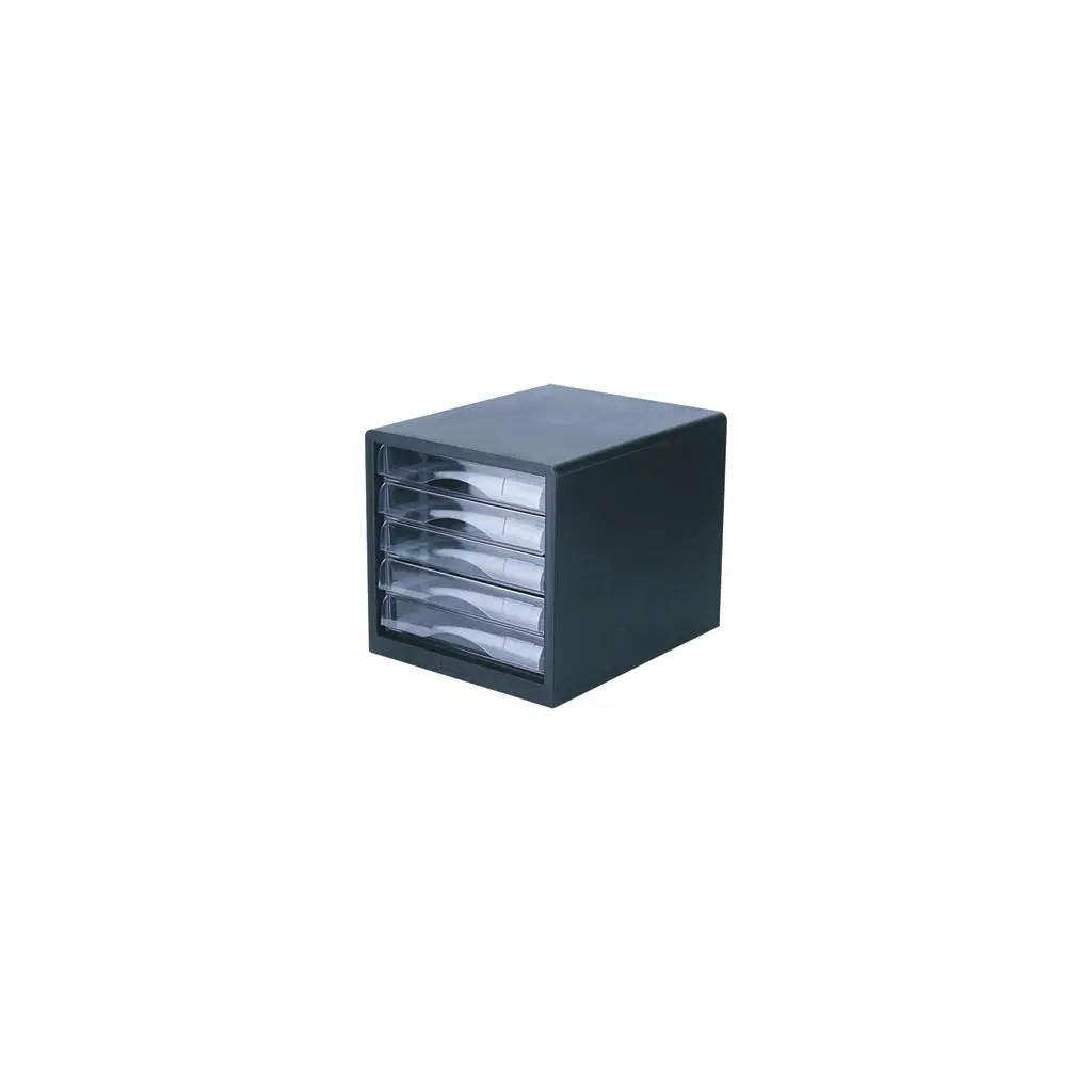 Škatla s predali PVC  5 predalov 340x275x260mm Deli 9775 siva-0