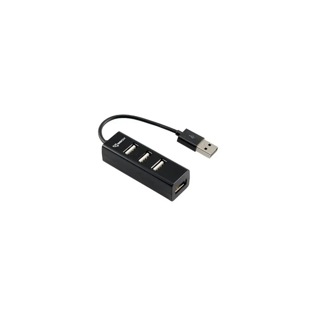 USB hub 2.0 SBOX H-204 externi 4-portni - black-0