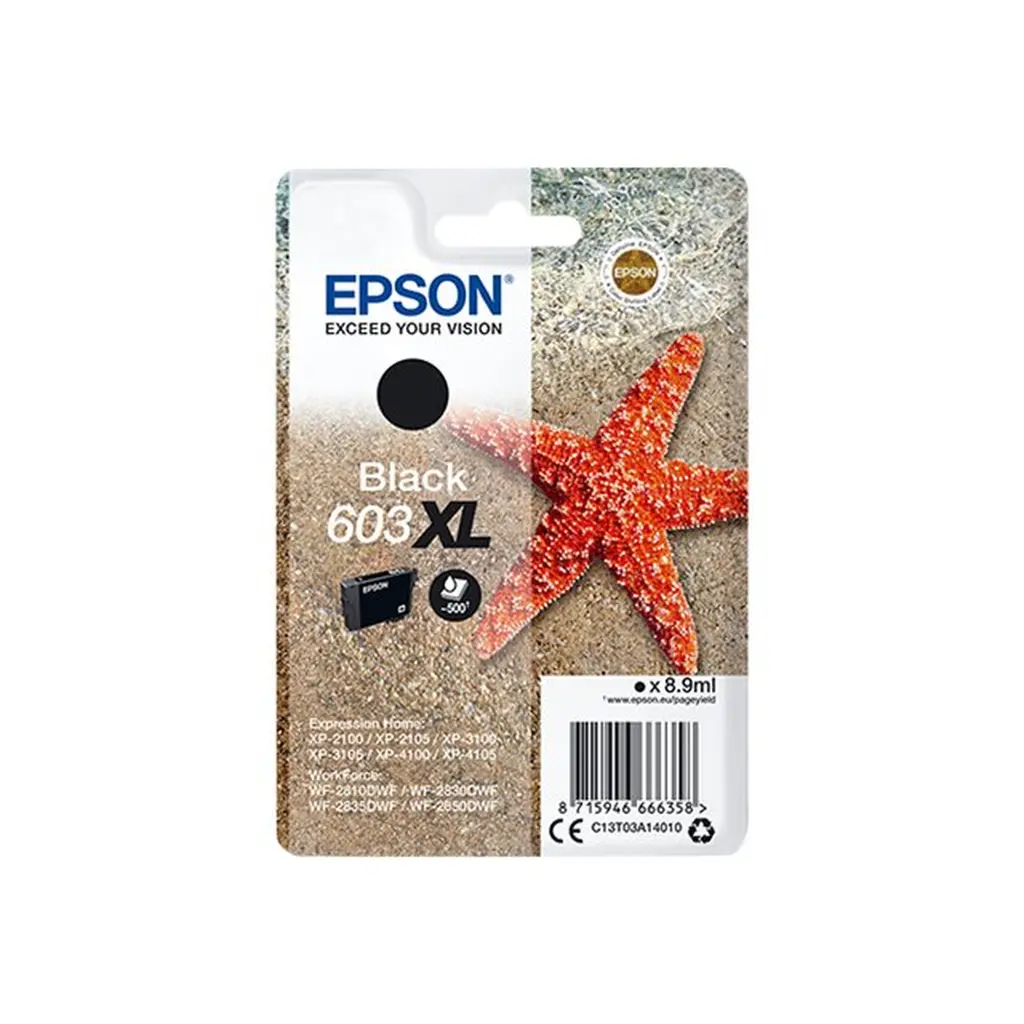 Črnilo EPSON T03A14 603XL Black original-0