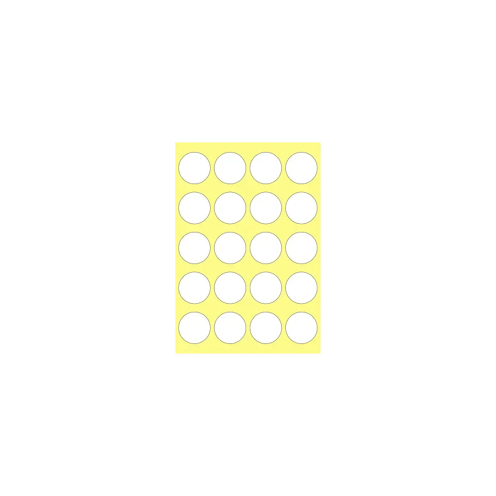 Etiketa slip  fi 32mm 1/1-1