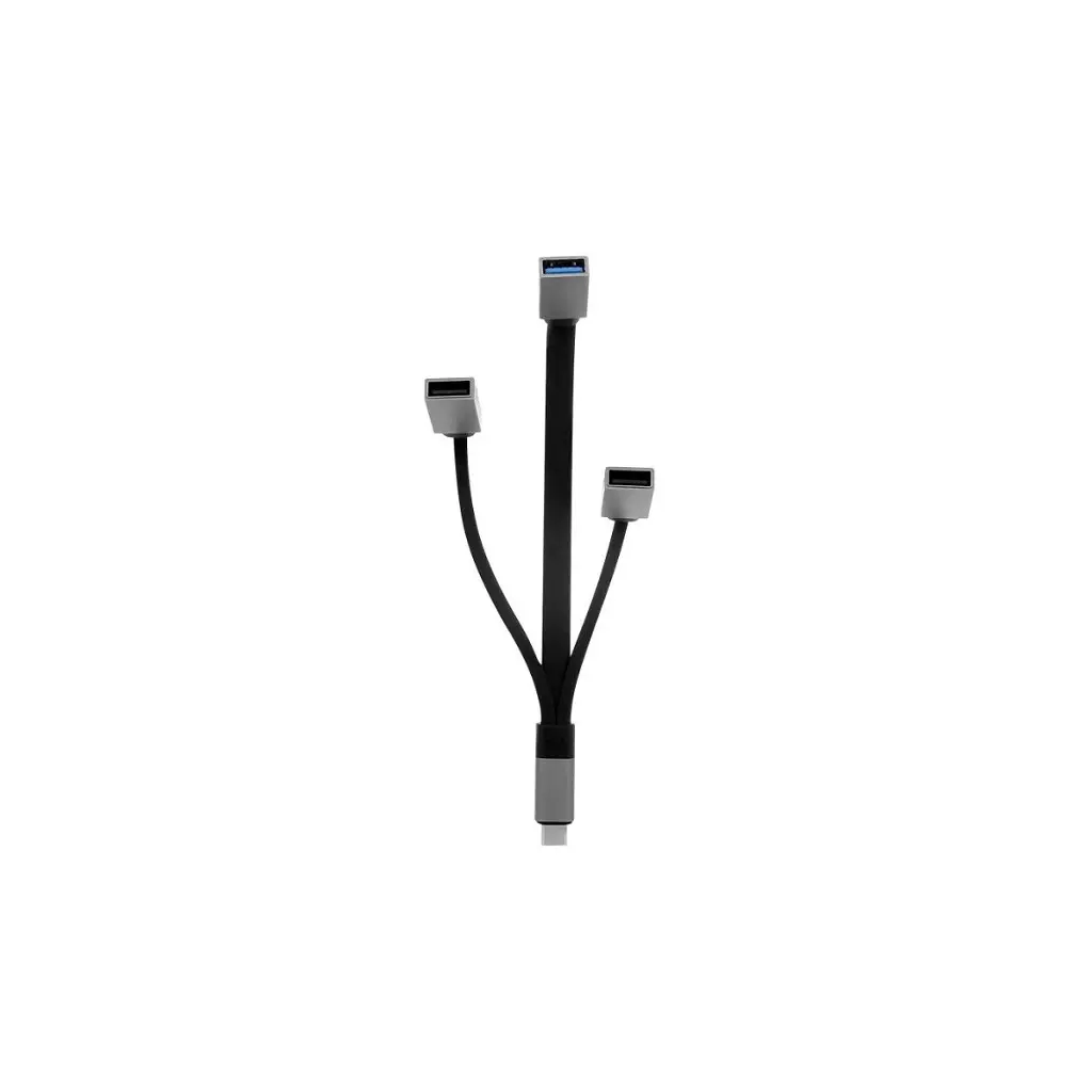 Adapter USB tip C-M  <=> 2x USB2.0 + 1x USB3.0 A-Ž - T'nB-0