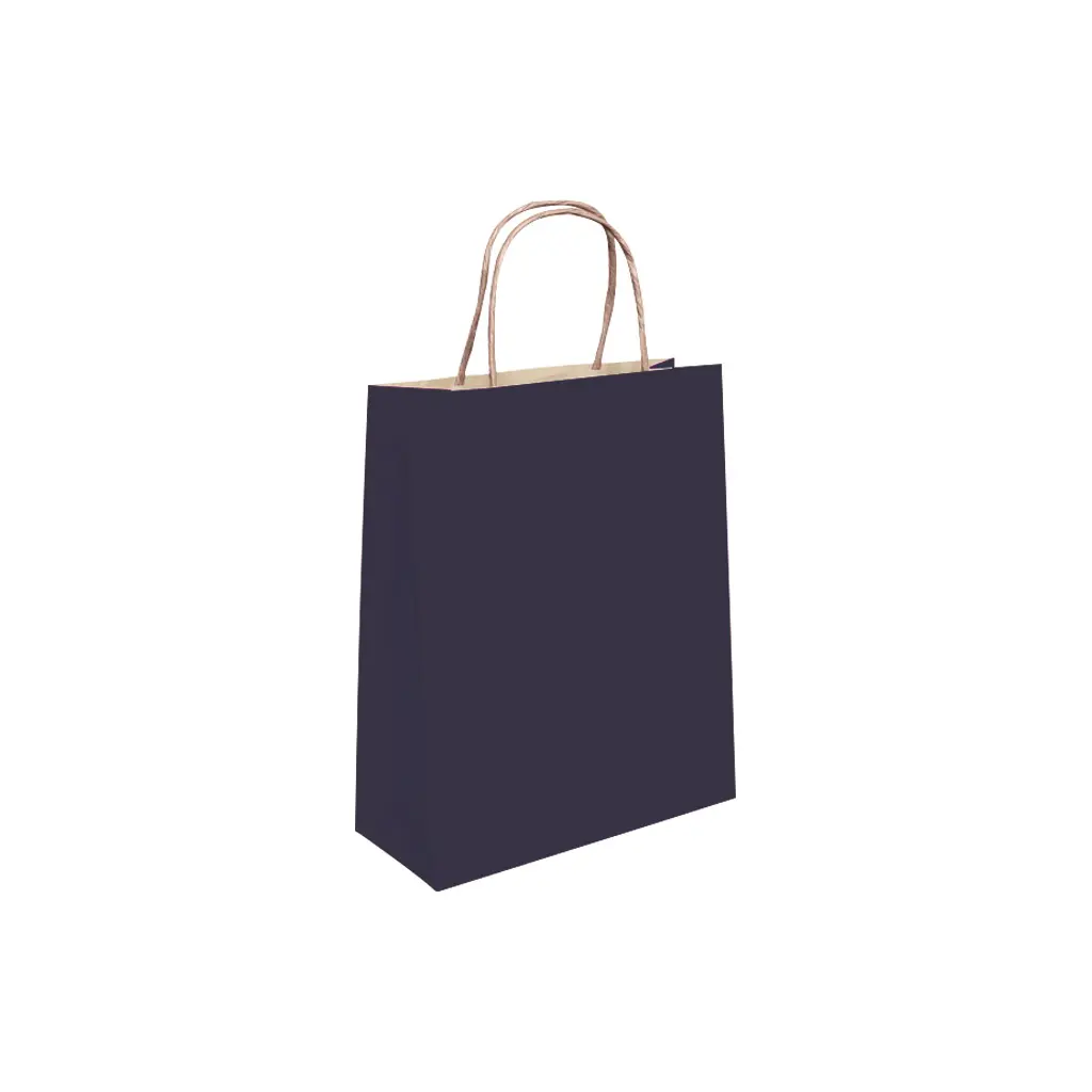 Vrečka papirnata MIDI 260x350x120mm modra-0