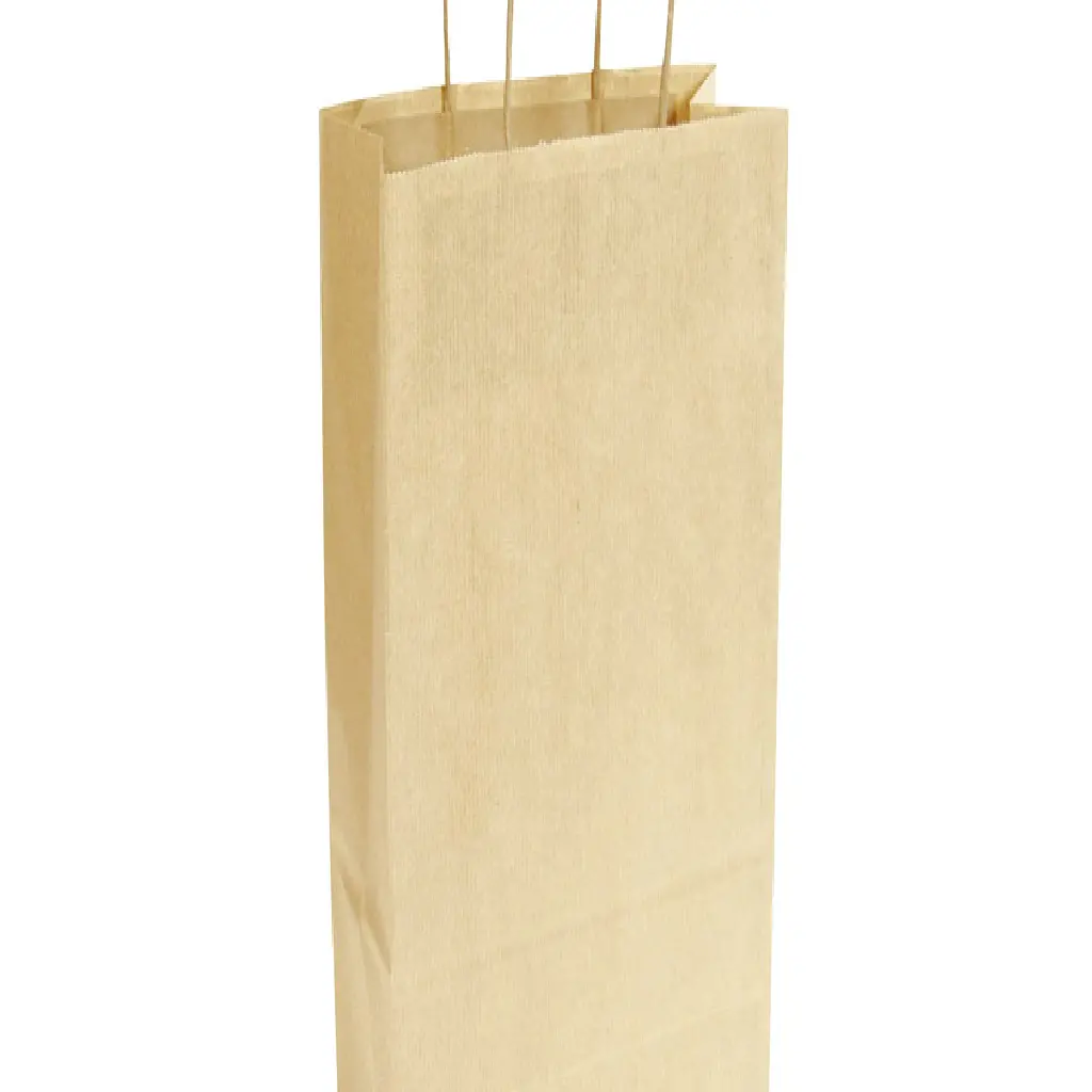 Vrečka papirnata Aristo za steklenico 140x380x80mm natron-0
