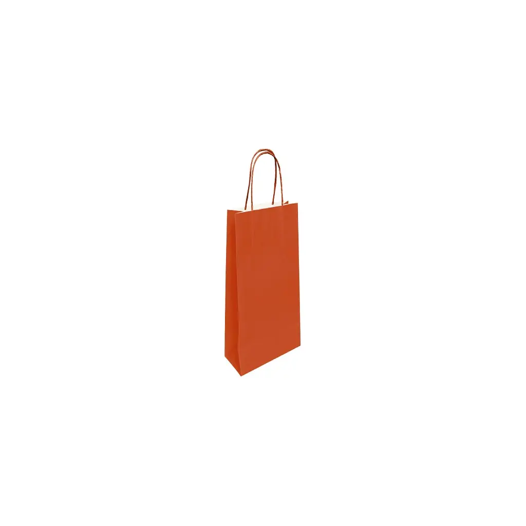 Vrečka papirnata Aristo za steklenico 140x380x80mm rdeča-1