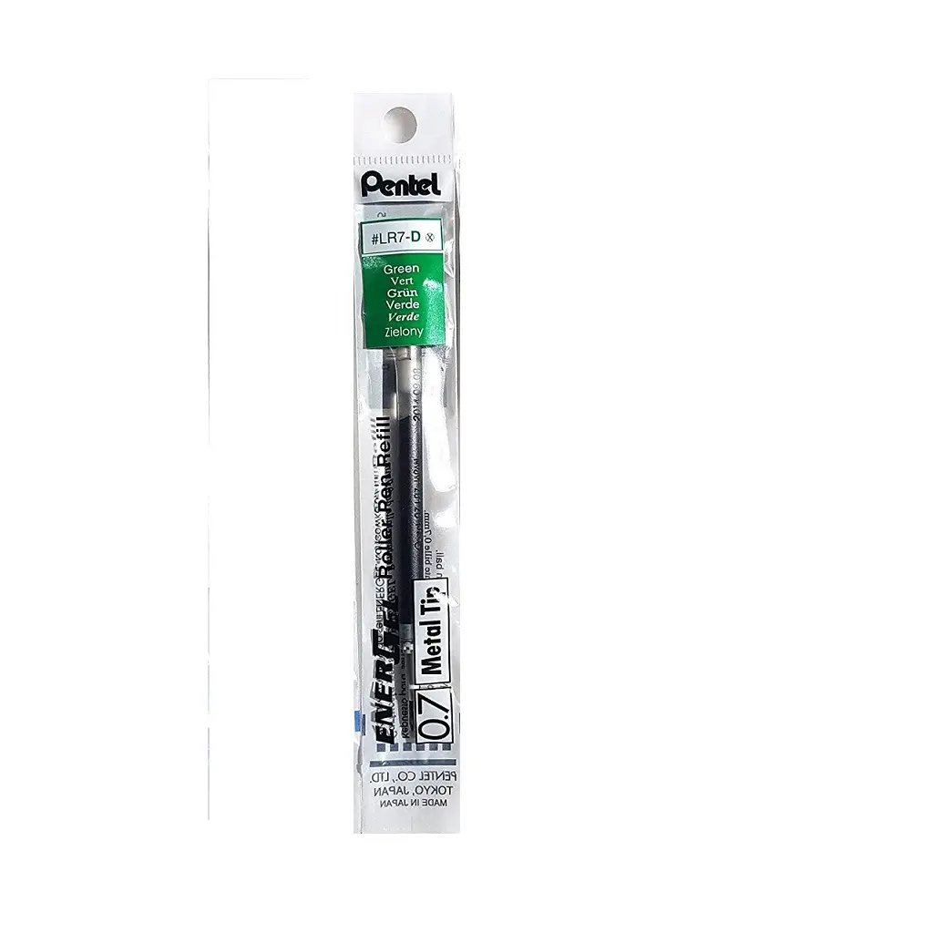 Vložek za roler 0,7mm Pentel Energel LR7 zelen-0