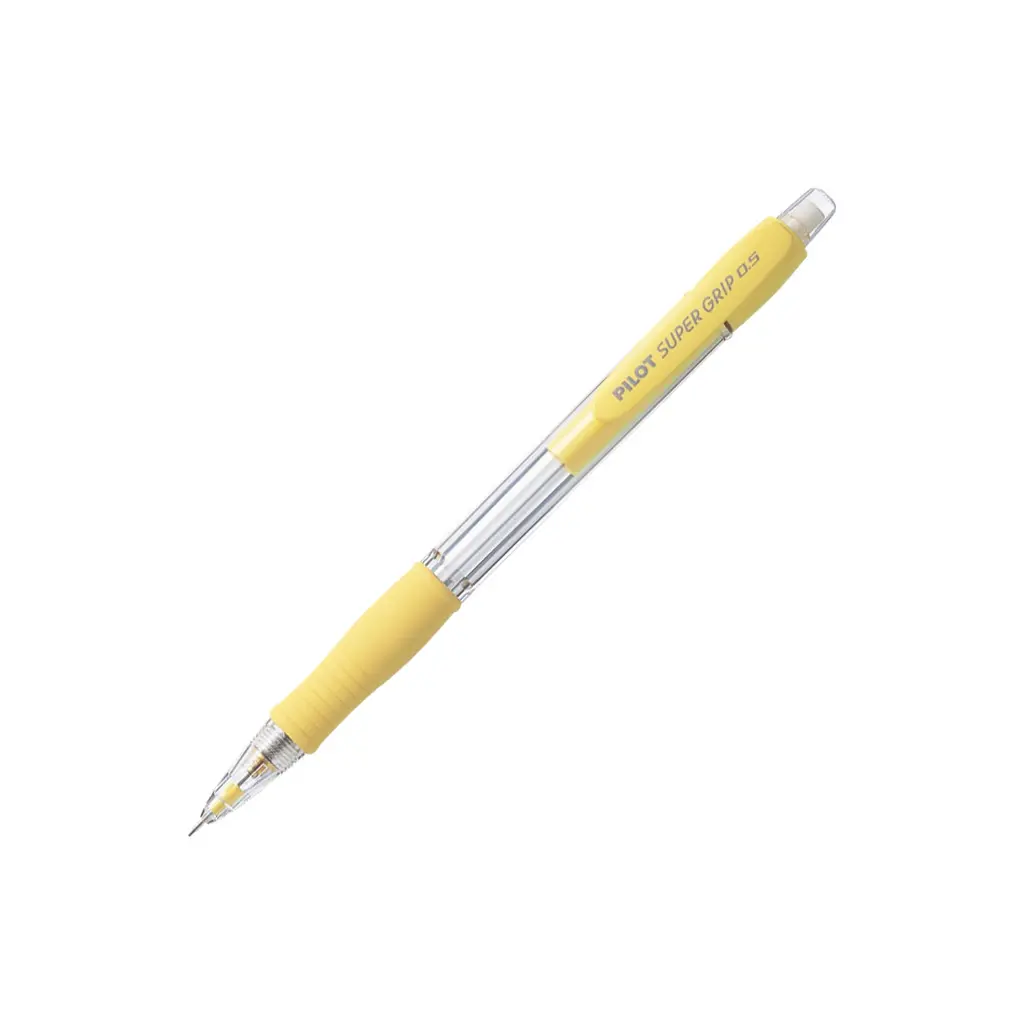 Tehnični svinčnik 0,5 Pilot Super grip H-185-SL rumen-0