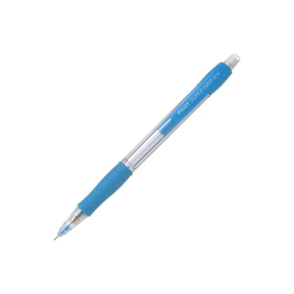 Tehnični svinčnik 0,5 Pilot Super grip H-185-SL svetlo moder-0