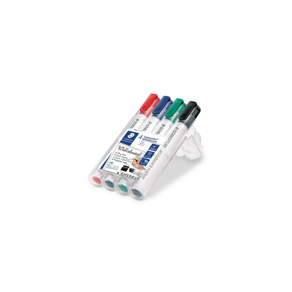 Marker za belo tablo 2-5mm Staedtler Lumocolor 351B WP4 - prirezana konica 4/1-2