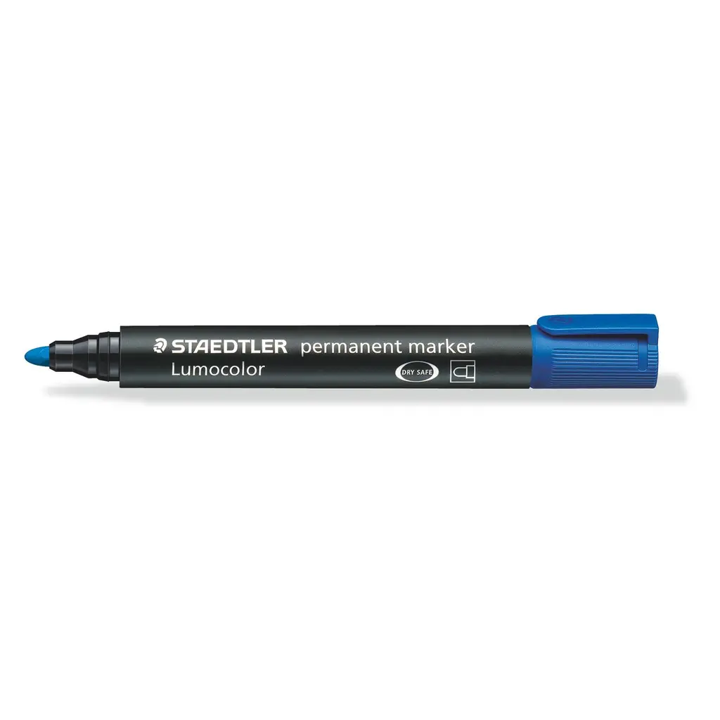 Marker permanentni 2mm Staedtler Lumocolor 352 okrogla konica moder-0
