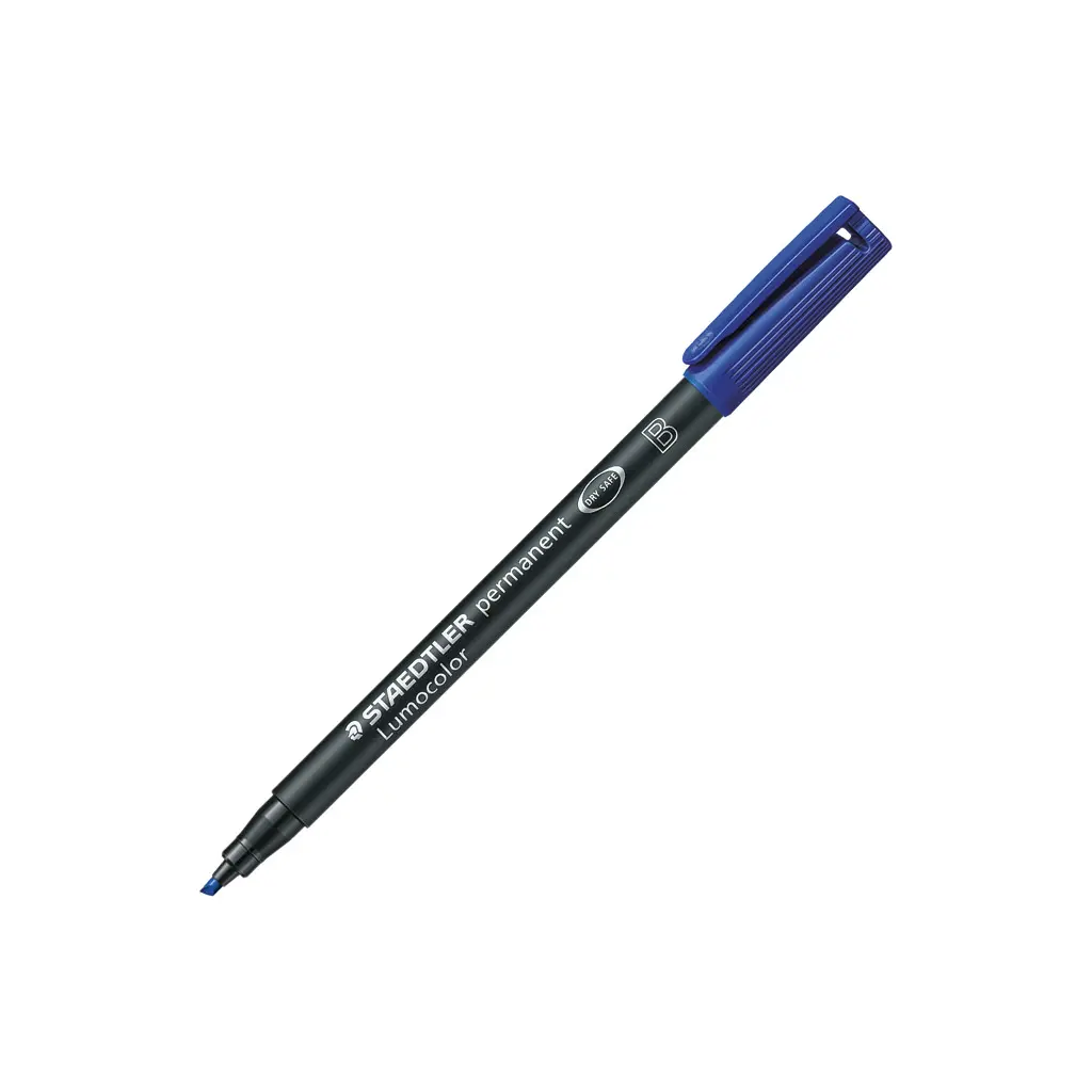 Marker permanentni 1-2,5mm CD/DVD Staedtler Lumocolor 314 moder-0