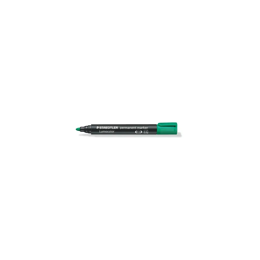 Marker permanentni 2mm Staedtler Lumocolor 352 okrogla konica zelen-1
