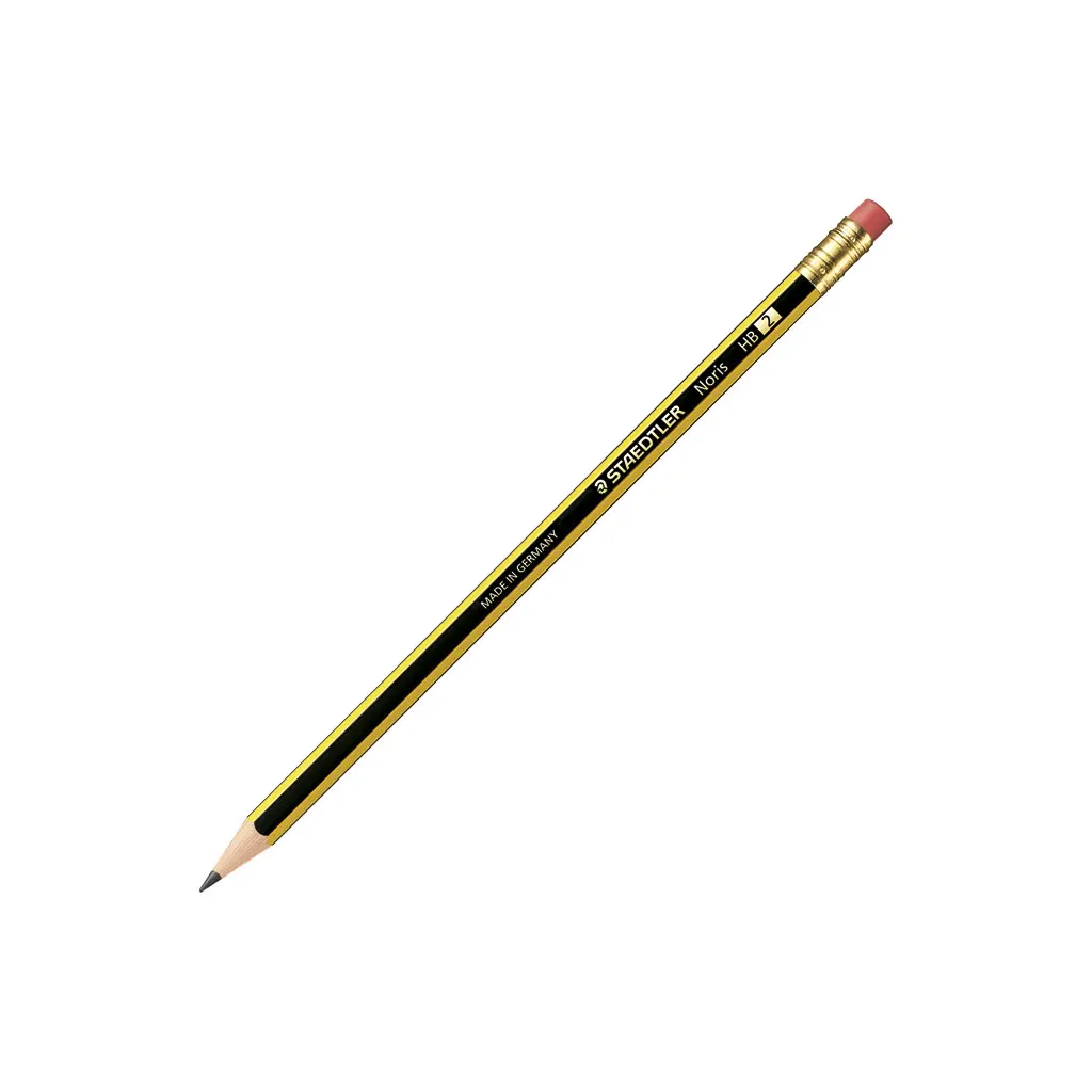 Svinčnik grafitni Staedtler z radirko HB Noris-0