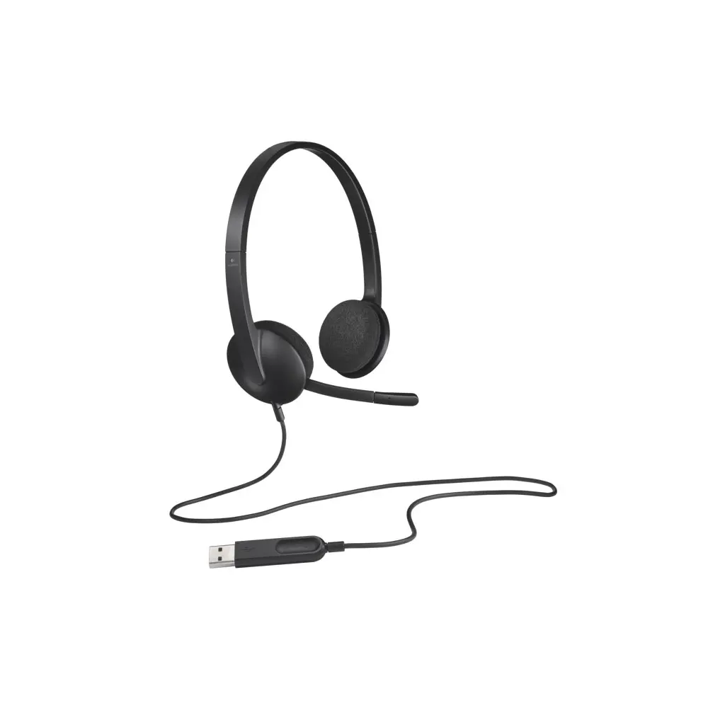 Slušalke z mikrofonom LOGITECH H340 USB-0
