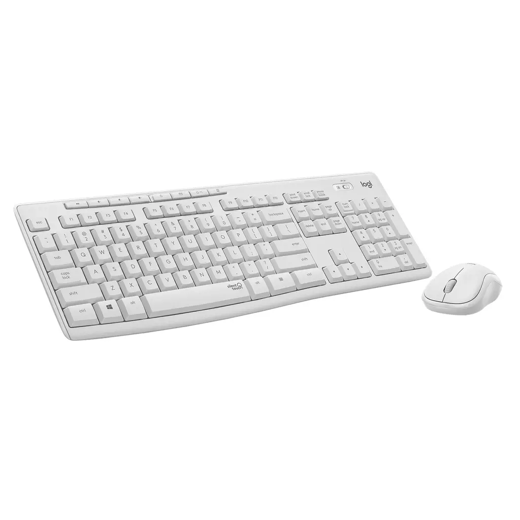 Tipkovnica LOGITECH MK295 Wireless Desktop (tipkovnica+miška) - bela-0