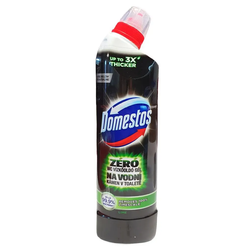 Sredstvo za čiščenje wc 750ml Domestos Zero Lime-0