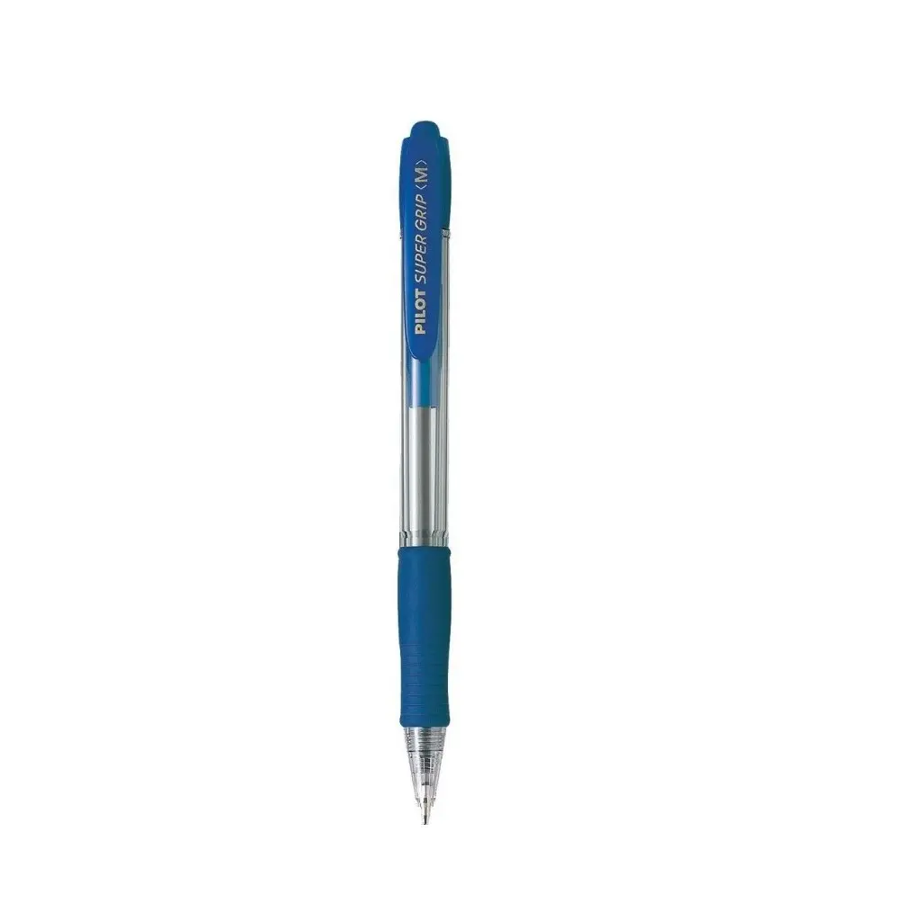 Kemični svinčnik Pilot BPGP-10R-M Super Grip 1,0 moder-0