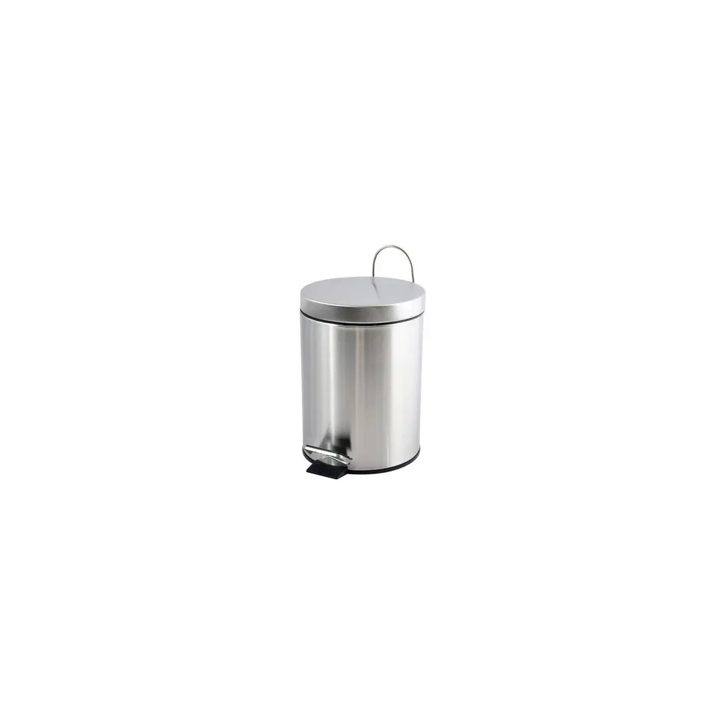 Koš za odpadke s pedalom inox 5l-0